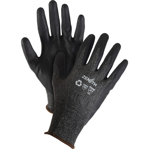 Eco-Friendly Lightweight High-Dexterity Cut-Resistant Gloves, Size 10, 21 Gauge, Foam Nitrile Coated, Stainless Steel/HPPE/RPET Shell, ASTM ANSI Level A5 Sécurité Médic