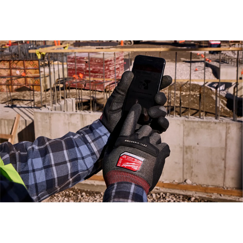 High-Dexterity Anti-Vibration Gloves, Size Small, Synthetic Palm Sécurité Médic