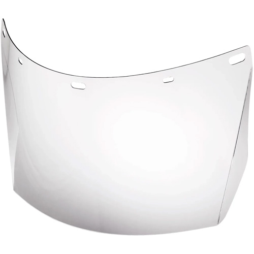 Uncoated Full Face Shield Replacement Lens, Polycarbonate, Clear Tint Sécurité Médic