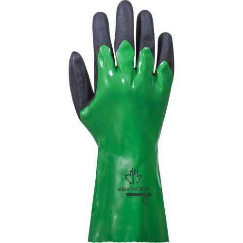 SolvStop Chemical-Resistant Gloves, Size 7, 12" L, PVC Sécurité Médic