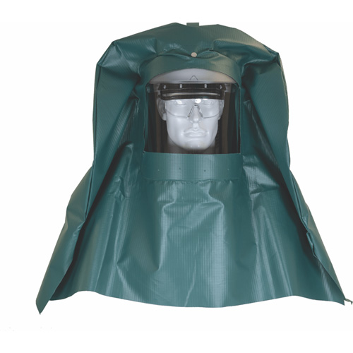 Chemical Splash Hood & Hard Cap with Chemical Resistant Face Shield Sécurité Médic
