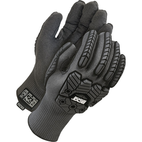 Deny&reg; Lined Cut-Resistant Impact Gloves, 7, Microfibre Palm, Elastic Cuff Sécurité Médic