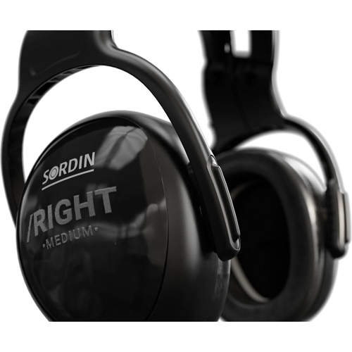left/RIGHT Earmuff, Headband, 25 NRR dB Sécurité Médic