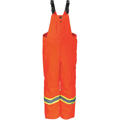 Combinaison robuste trilob&eacute;e ignifug&eacute;e anti-d&eacute;chirure de 300D Journeyman, Polyester, Petit, Orange haute visibilit&eacute; Sécurité Médic