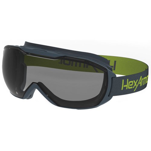 MX500 Safety Goggles, Grey Lens, Anti-Fog/Anti-Scratch, Indirect Vent Sécurité Médic