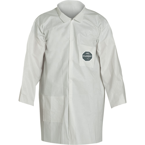 ProShield&reg; 50 Lab Coat, Microporous, White, Small Sécurité Médic
