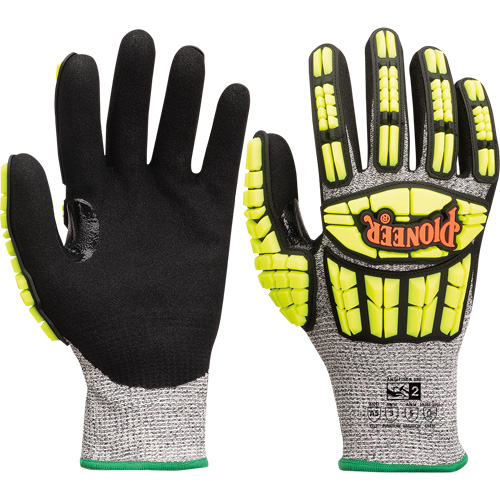 Gants r&eacute;sistant aux coupures et chocs, Petit, Paume en Synth&eacute;tique, Poignet Poignet en tricot Sécurité Médic