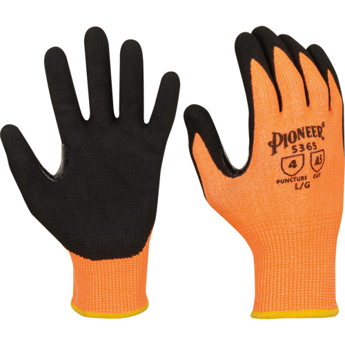 Touchscreen-Compatible Cut-Resistant Gloves, Size Small, 13 Gauge, Nitrile Coated, Polyester/HPPE Shell, ASTM ANSI Level A5 Sécurité Médic