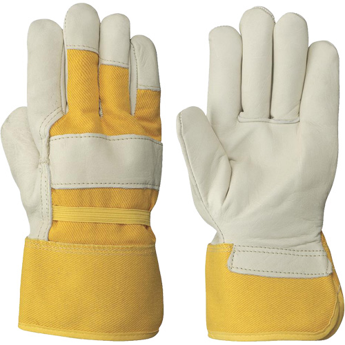 Women's Insulated Cow Grain Gloves, One Size, Grain Cowhide Palm, Fleece Inner Lining Sécurité Médic