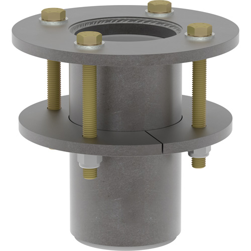 Socle de montage en acier inoxydable sur pont pour espace clos DBI-SALA Sécurité Médic