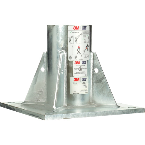 DBI-SALA&reg; Confined Space Floor Mount Base, Galvanized Sécurité Médic