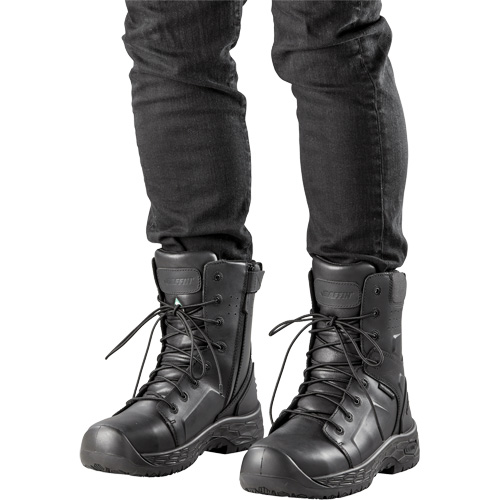 Ice Hero II Men's Safety Boots, Leather, Puncture Resistant Sole, Size 12 Sécurité Médic