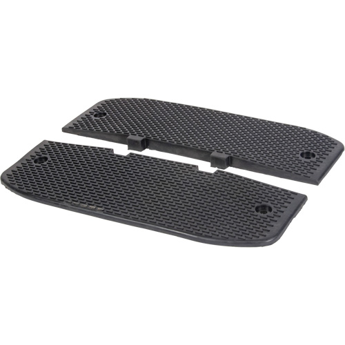 Speed Hump End Caps, Rubber, 3' L x 20" W x 2" H Sécurité Médic