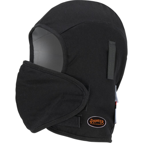 Doublure matelass&eacute;e ignifug&eacute;e Pioneer 766A pour casque de s&eacute;curit&eacute; avec embout buccal amovible, Noir/Gris, Coton/FR-Tech/Modacrylique/Nylon Sécurité Médic