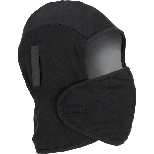 Doublure matelass&eacute;e ignifug&eacute;e Pioneer 766A pour casque de s&eacute;curit&eacute; avec embout buccal amovible, Noir/Gris, Coton/FR-Tech/Modacrylique/Nylon Sécurité Médic