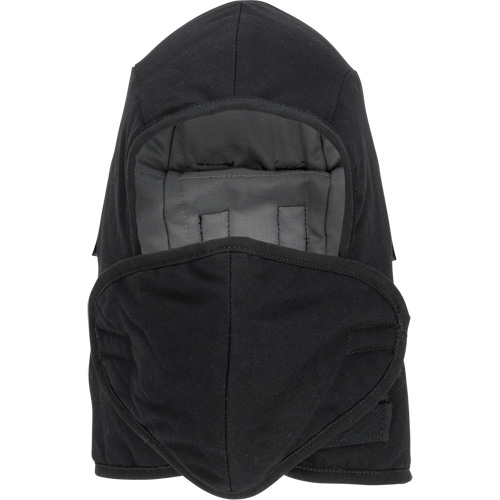 Doublure matelass&eacute;e ignifug&eacute;e Pioneer 766A pour casque de s&eacute;curit&eacute; avec embout buccal amovible, Noir/Gris, Coton/FR-Tech/Modacrylique/Nylon Sécurité Médic
