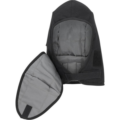 Doublure matelass&eacute;e ignifug&eacute;e Pioneer 766A pour casque de s&eacute;curit&eacute; avec embout buccal amovible, Noir/Gris, Coton/FR-Tech/Modacrylique/Nylon Sécurité Médic