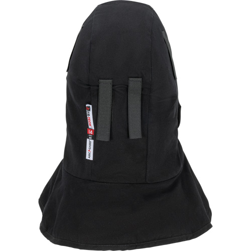 Pioneer 765A Flame-Resistant Quilted Hard Hat Liner with Long Neck & Detachable Mouthpiece, Black/Grey, Cotton/FR-Tech&reg;/Modacrylic/Nylon Sécurité Médic