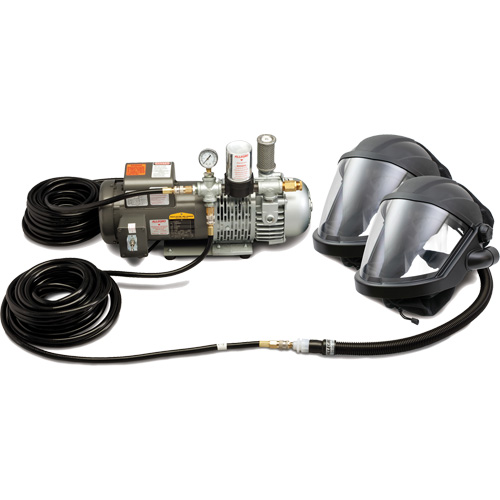 2-Worker MAXSHIELD&reg; Supplied Air Shield System Sécurité Médic