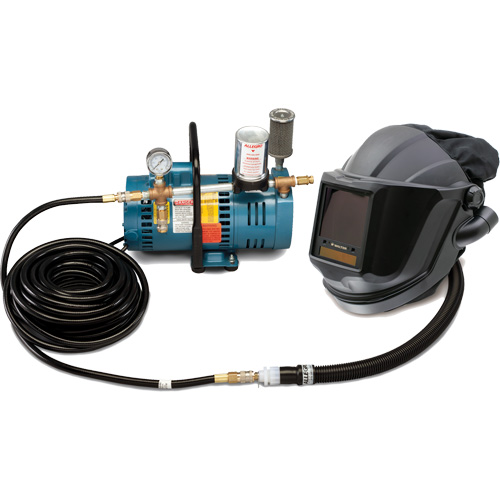 1-Worker MAXSHIELD&reg; Supplied Air Shield & Flip-Front Welding System Sécurité Médic