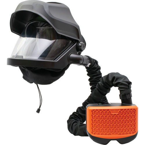 PEAKAIR MAXSHIELD avec devant rabattable & ensemble de souffleur ADF X90VX, Respirateur &agrave; masque, Pile Lithium-ion Sécurité Médic