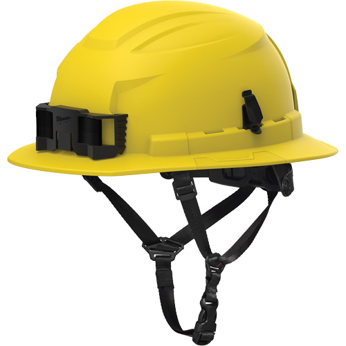 Casque de s&eacute;curit&eacute; &agrave; bordure complet BOLT, R&eacute;pond aux normes CSA type 2, Suspension Rochet, Non ventil&eacute; Sécurité Médic