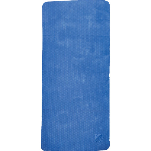Serviette de refroidissement par &eacute;vaporation &eacute;conomique Chill-Its 6601, Bleu Sécurité Médic
