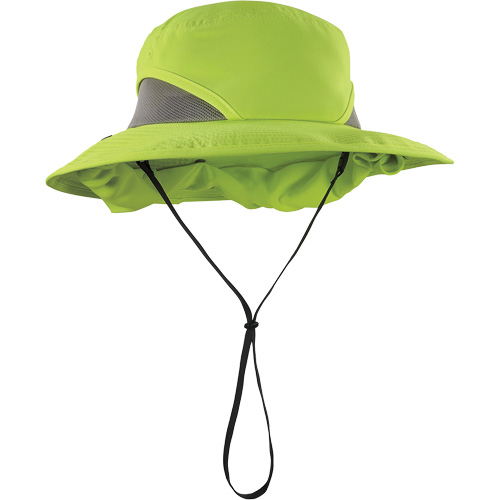 Chapeau de garde forestier 8934 Chill-Its avec prot&egrave;ge-nuque, petit/moyen, Lime haute visibilit&eacute; Sécurité Médic