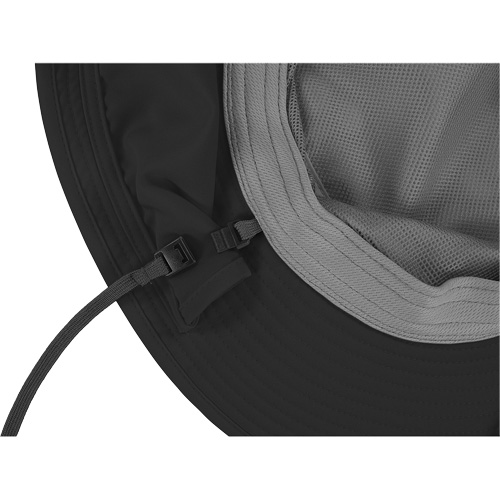 Chapeau de garde forestier 8934 Chill-Its avec prot&egrave;ge-nuque, petit/moyen, Noir Sécurité Médic