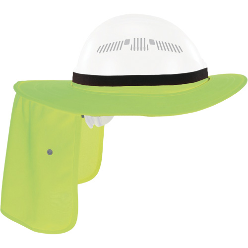 Visi&egrave;re universelle avec protection de la nuque pour casque de s&eacute;curit&eacute; Chill-Its 6661, Lime haute visibilit&eacute; Sécurité Médic