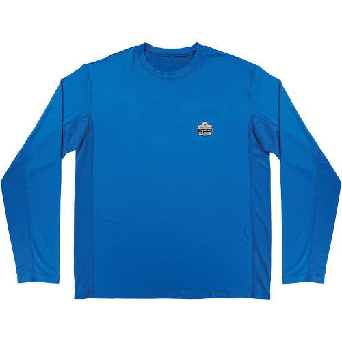 Chill-Its 6689 Cooling Long Sleeve Sun Shirt with UV Protection, Blue, Small Sécurité Médic