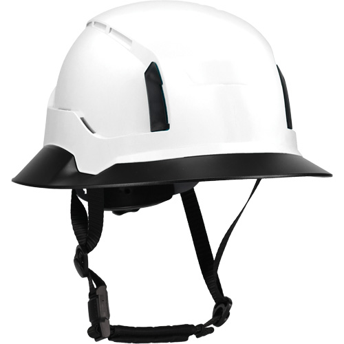 Wide Clip-On Full Brim for RZRBack Climbing Helmet, White Sécurité Médic