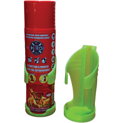 Hero 911 PFAS-Free Fire Extinguisher, ACK, 500 ml Capacity Sécurité Médic