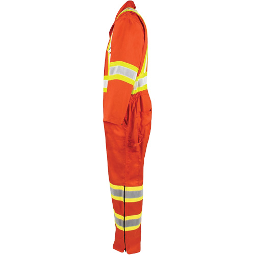 Combinaison non doubl&eacute;e haute visibilit&eacute;, 2T-Grand, Orange haute visibilit&eacute; Sécurité Médic
