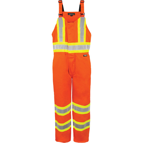 High-Visibility Unlined Overalls, Small, High Visibility Orange Sécurité Médic