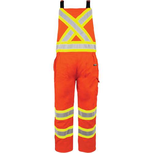 High-Visibility Unlined Overalls, Small, High Visibility Orange Sécurité Médic