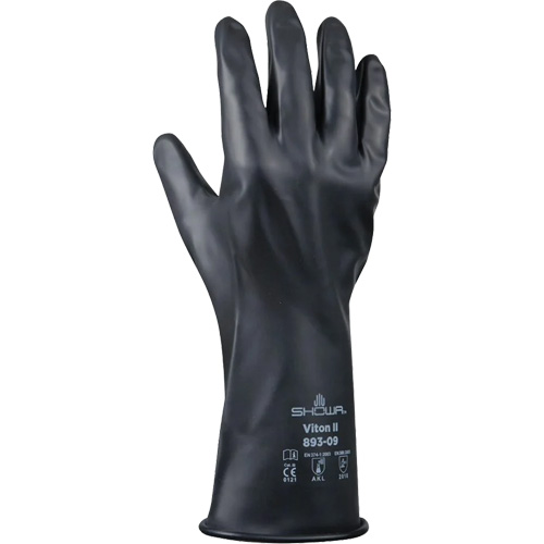 893 Chemical & Acid Resistant Gloves, Size Medium/8, 12" L, Butyl Rubber/Viton&reg;, 12-mil Sécurité Médic