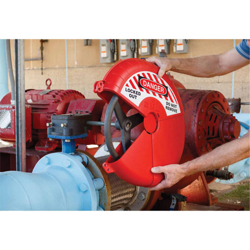 Collapsible Gate Valve Lockout Device, Wheel Type Sécurité Médic