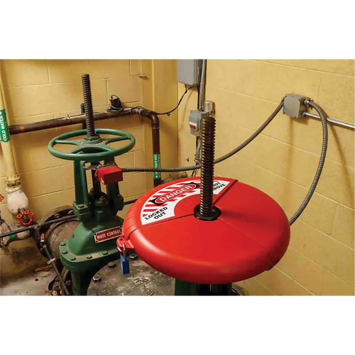 Collapsible Gate Valve Lockout Device, Wheel Type Sécurité Médic