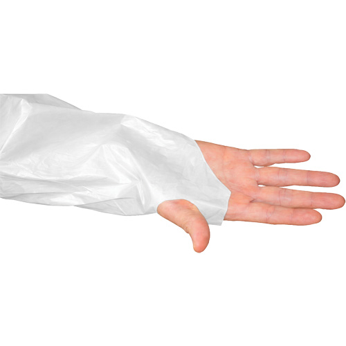 CoverMe Gown with Thumbholes, One Size, White, Polyethylene Sécurité Médic