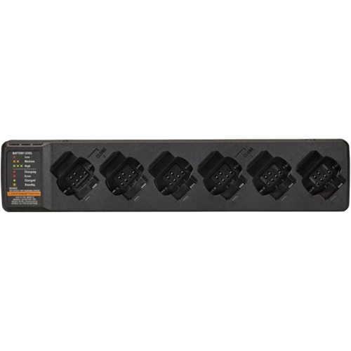 Chargeur multi-unit&eacute;s &agrave; 6 emplacements pour radio bidirectionnelle Curve Sécurité Médic