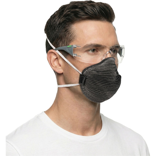 Adapt Lite Grey/Green Safety Glasses, Clear Lens, Anti-Fog/Anti-Scratch, ANSI Z87+/Meets/Exceeds CSA Z94.3 Sécurité Médic