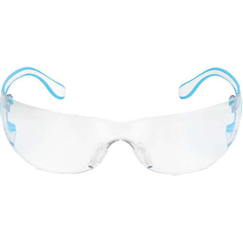 Adapt Lite Blue/White Safety Glasses, Clear Lens, Anti-Fog/Anti-Scratch, ANSI Z87+/Meets/Exceeds CSA Z94.3 Sécurité Médic