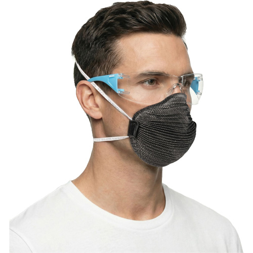 Adapt Lite Blue/White Safety Glasses, Clear Lens, Anti-Fog/Anti-Scratch, ANSI Z87+/Meets/Exceeds CSA Z94.3 Sécurité Médic