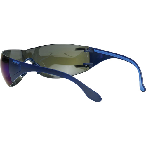 Adapt Lite Safety Glasses, Blue Mirror Lens, Anti-Fog/Anti-Scratch, ANSI Z87+/Meets/Exceeds CSA Z94.3 Sécurité Médic