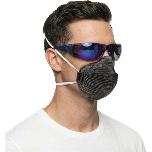 Adapt Lite Safety Glasses, Blue Mirror Lens, Anti-Fog/Anti-Scratch, ANSI Z87+/Meets/Exceeds CSA Z94.3 Sécurité Médic