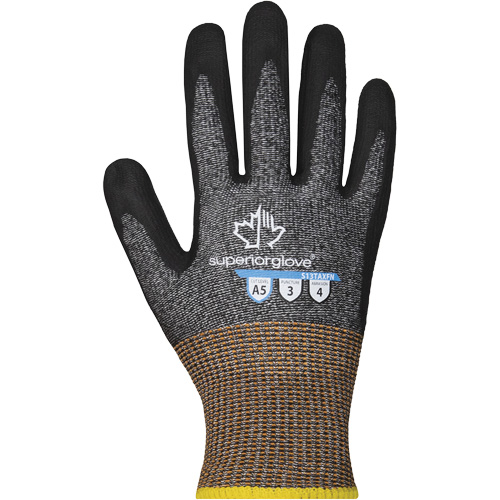 Gants minces r&eacute;sistants &agrave; la coupe PRO S13TAXFN, Taille 10, Calibre 13, Rev&ecirc;tement Mousse de nitrile, Enveloppe en TenActiv, ASTM ANSI niveau A5 Sécurité Médic