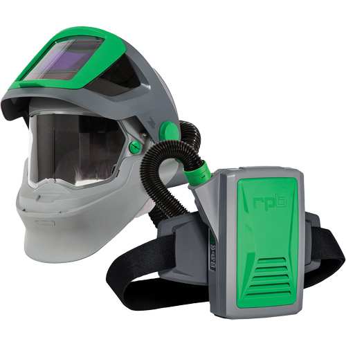 Respirateur de soudage Z4 avec joint de menton FR et APR motoris&eacute; PX5, Respirateur &agrave; masque/Masque de soudage Sécurité Médic