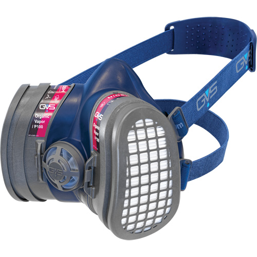 Elipse&reg; Low Profile OV/P100 NIOSH Respirator with Replacement Filters, Elastomer/Thermoplastic, Medium/Large Sécurité Médic