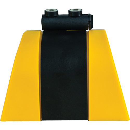 Syst&egrave;me de barri&egrave;re de s&eacute;curit&eacute; HAZLOK, Plastique, Fixation magn&eacute;tique, 30', Ruban Noir et jaune Sécurité Médic